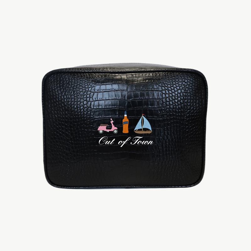 Essentials Small Croc Pouch
