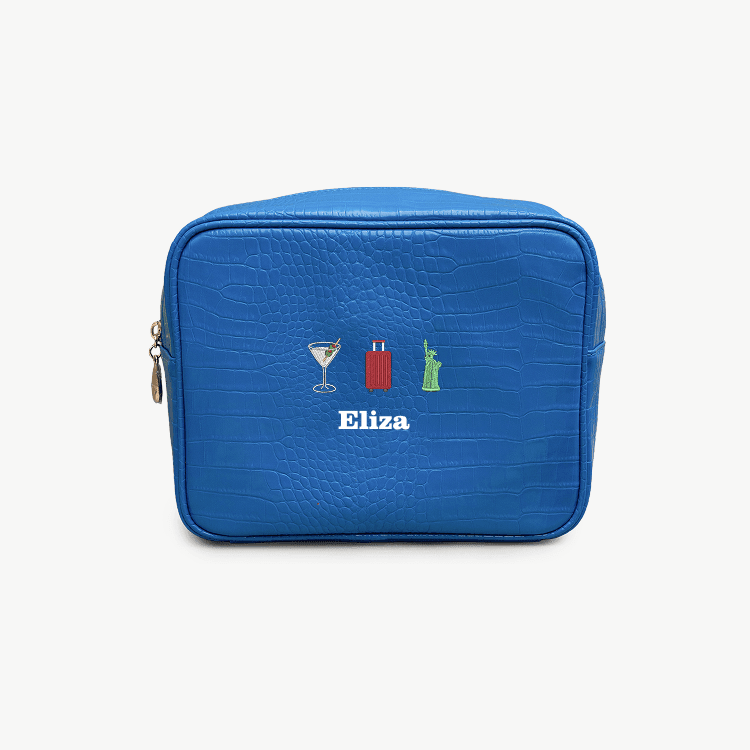 Essentials Small Croc Pouch