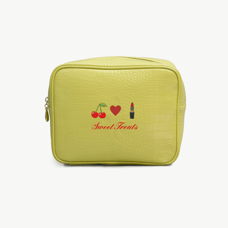Essentials Small Croc Pouch