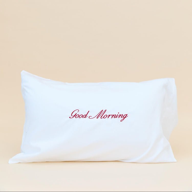 Good Morning, Good Night Pillowcase Set