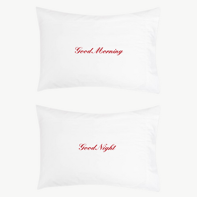 Good Morning, Good Night Pillowcase Set