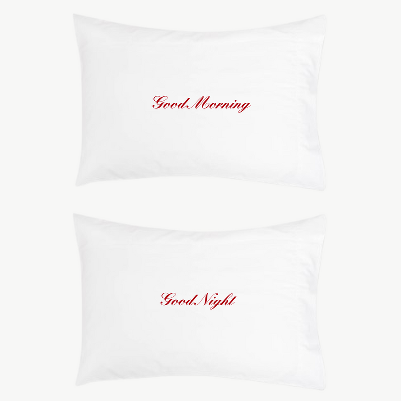 Good Morning, Good Night Pillowcase Set