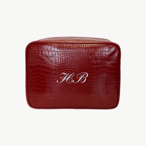 Classic Monogram Croc Pouch