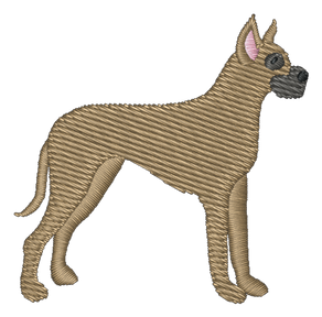 Great Dane Dog 200 Embroidered Icon