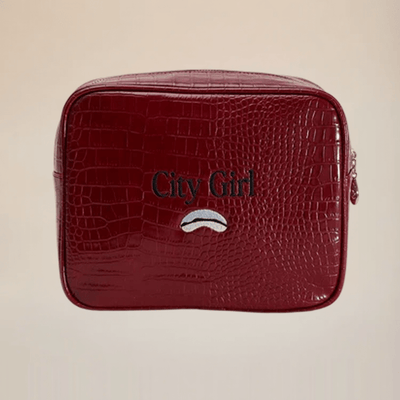 Chicago Signature Croc Pouch