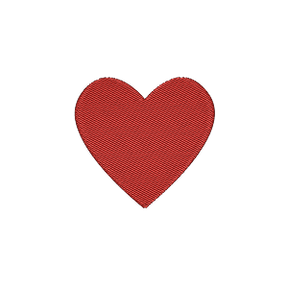 Red Heart Embroidered Icon