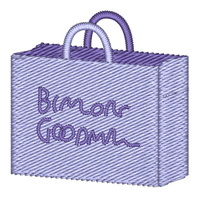 Holiday Shopping Bag Embroidered Icon