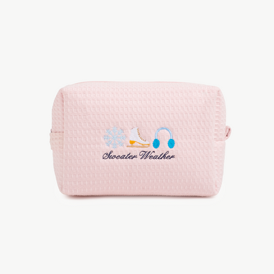 Winter Essentials Waffle Pouch