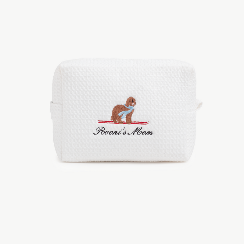 Ski Dog Waffle Pouch