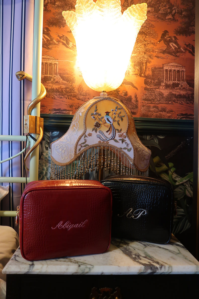 Classic Monogram Small Croc Pouch