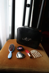 Classic Monogram Small Croc Pouch