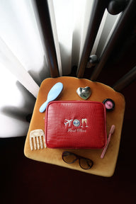 Essentials Small Croc Pouch
