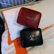 Signature Small Croc Pouch