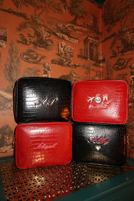Signature Small Croc Pouch