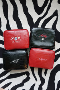 Signature Small Croc Pouch