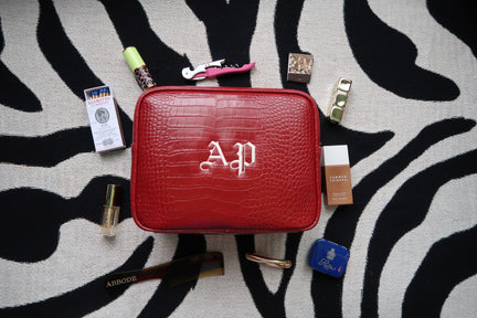Classic Monogram Small Croc Pouch
