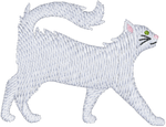 White Long Hair Cat