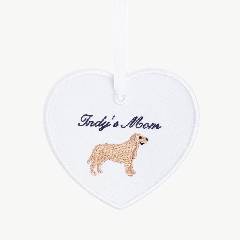 Dog Mom Heart Ornament