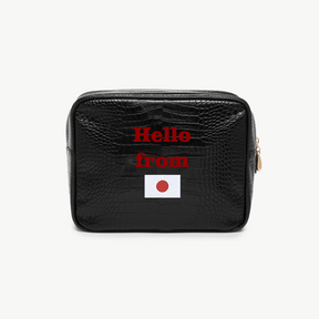 Japan Signature Small Croc Pouch