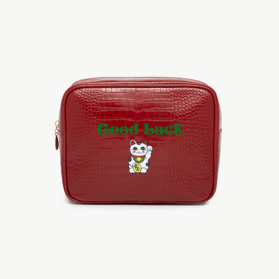 Japan Signature Small Croc Pouch