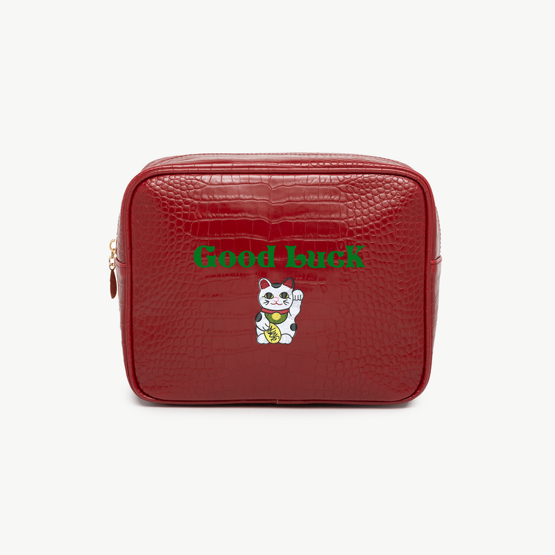 Japan Signature Small Croc Pouch