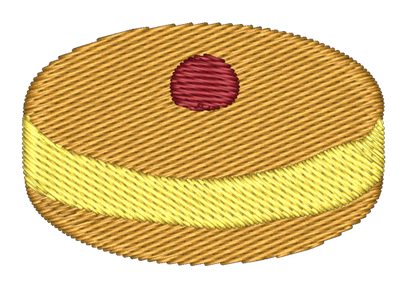 Jelly Donut Embroidered Icon