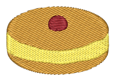 Jelly Donut Embroidered Icon