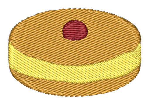 Jelly Donut Embroidered Icon