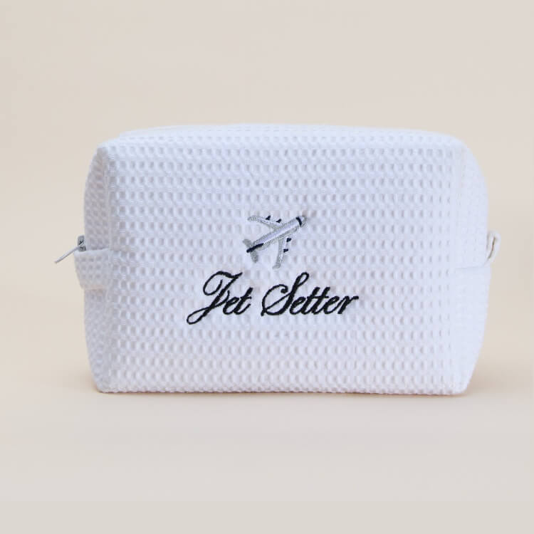Jet Setter Waffle Pouch