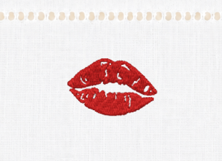 Kiss Cocktail Napkin