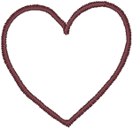 Burgundy Lover Heart