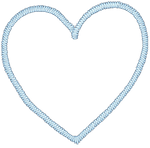 Powder Blue Lover Heart