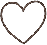 Dark Chocolate Lover Heart