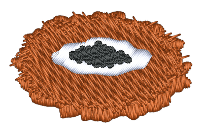 Latke Embroidered Icon