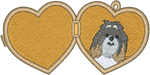 Longhair Shih Tzu Locket