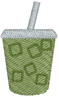 Matcha Embroidered Icon