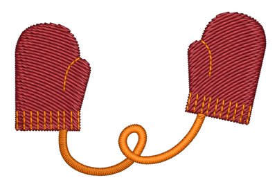 Mittens Embroidered Icon