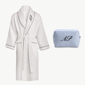 Monogram Waffle Set