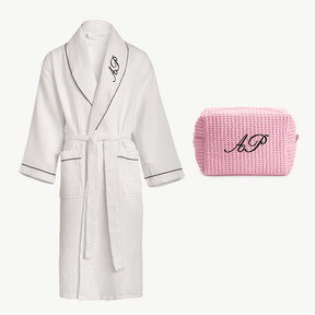 Monogram Waffle Set