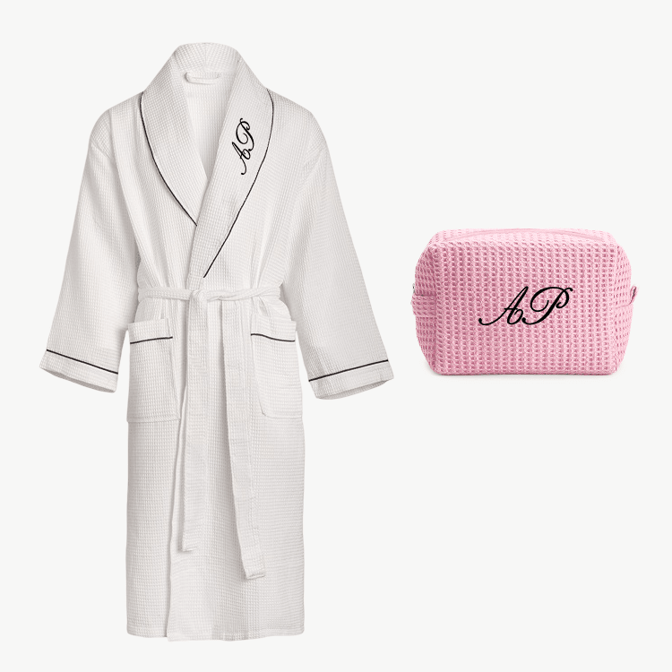 Monogram Waffle Set