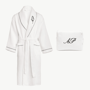 Monogram Waffle Set
