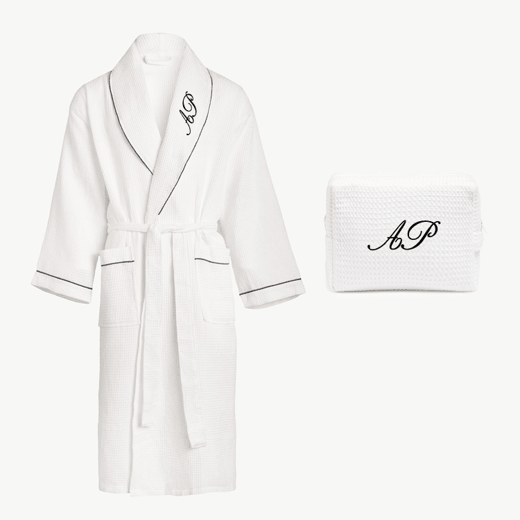 Monogram Waffle Set