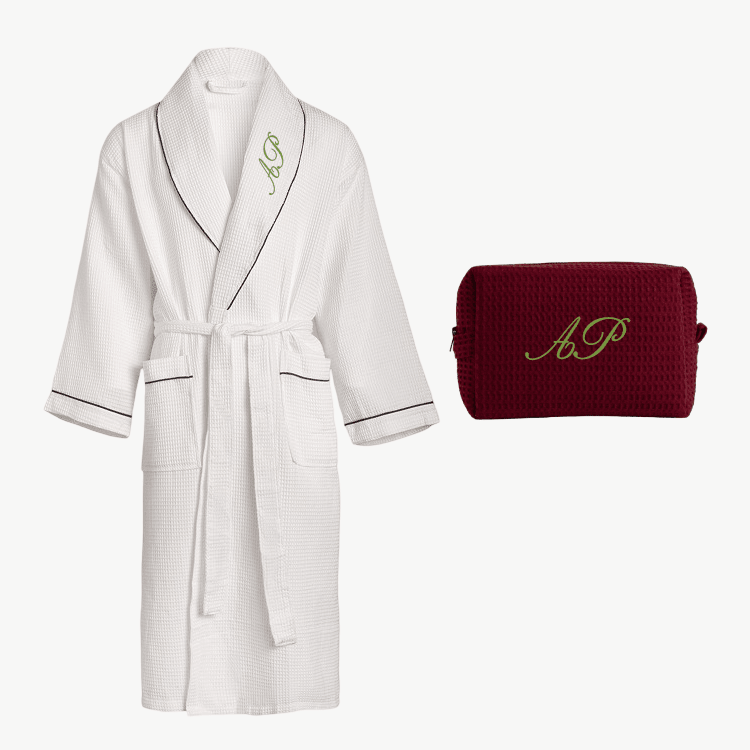 Monogram Waffle Set