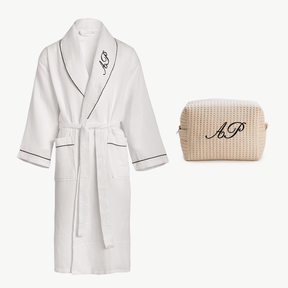 Monogram Waffle Set