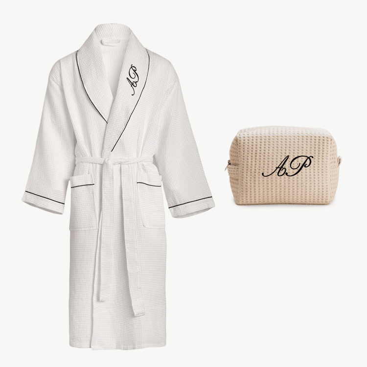 Monogram Waffle Set