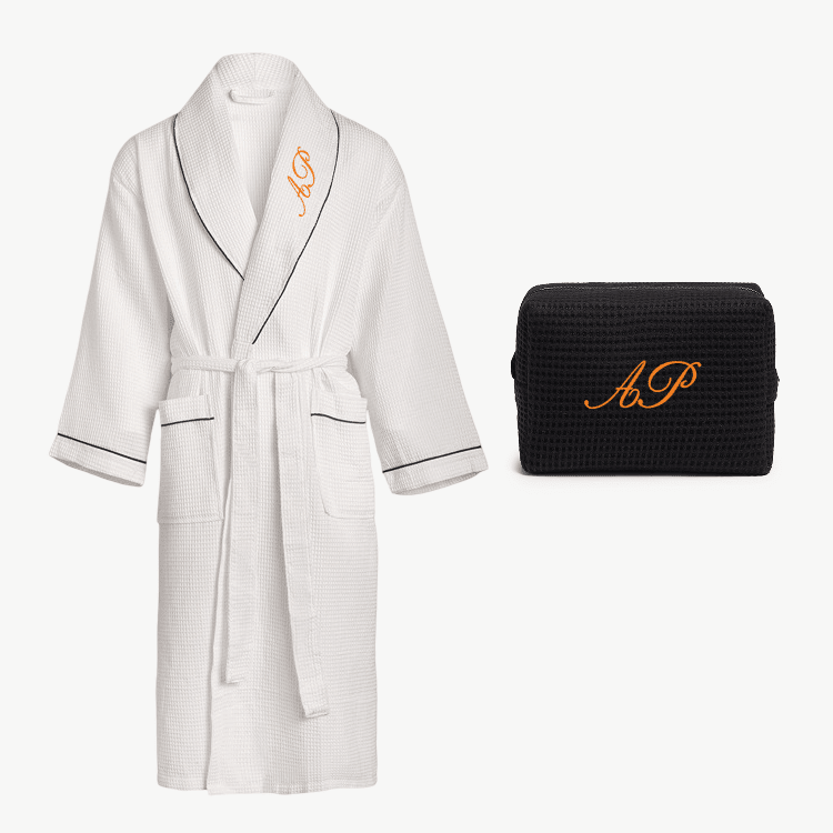 Monogram Waffle Set