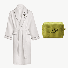 Monogram Waffle Set