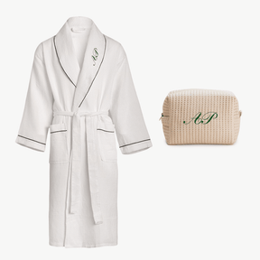 Monogram Waffle Set
