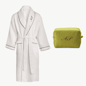 Monogram Waffle Set