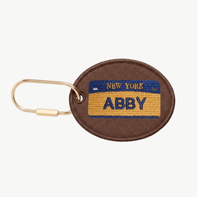 NY License Plate Charm